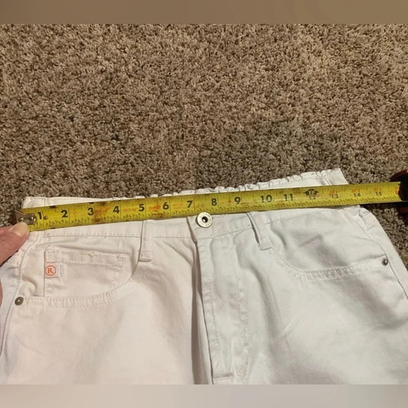 Risen White Denim Straight Leg Jeans size Small, NWT - Picture 7 of 7